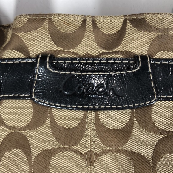 Coach brown monogram C handbag - Picture 2 of 11
